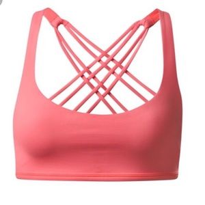 🍋Lululemon Free To Be Wild Bra Grapefruit Size 12